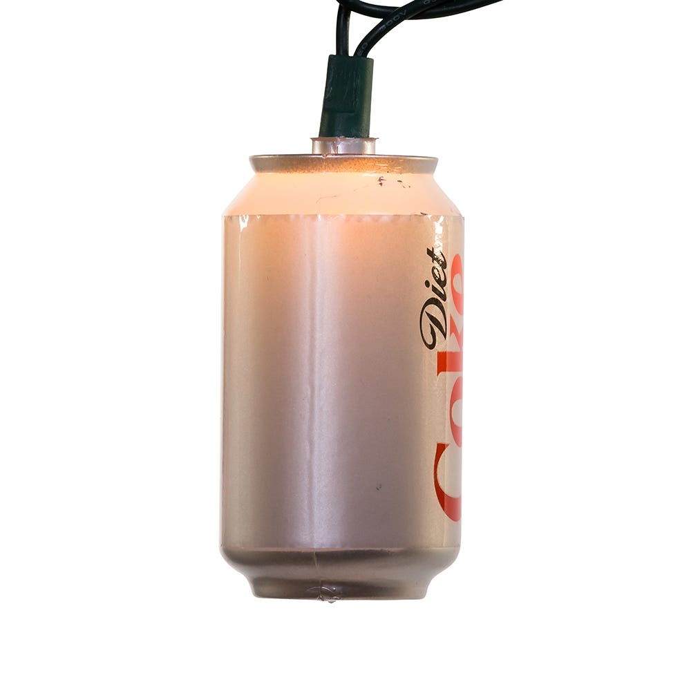Kurt Adler 10-Light Diet Coke Can Light Set